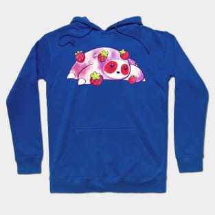 Strawberry Sloth Watercolor Hoodie